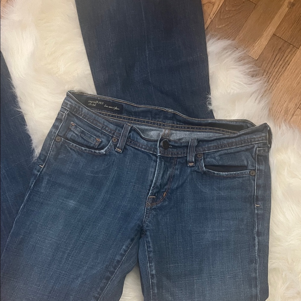 Citizens Of Humanity Dark Blue Boot Cut Jeans
